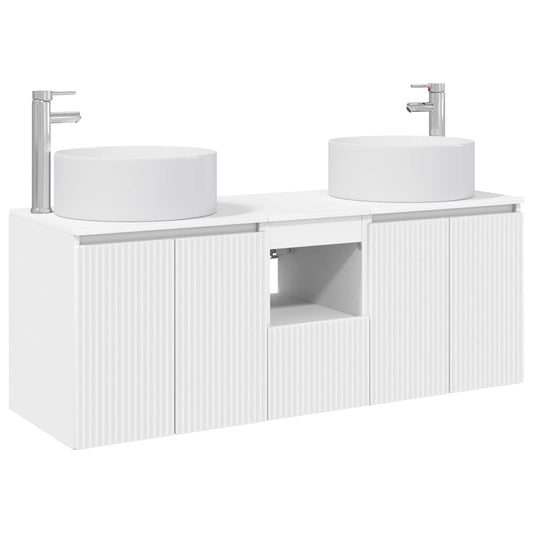 Bathroom Cabinet Set 3 pcs White 49.5 x 44.5 x 65.5 cm Bathroom Cabinet Set 3 pcs White 49.5 x 44.5 x 65.5 cm