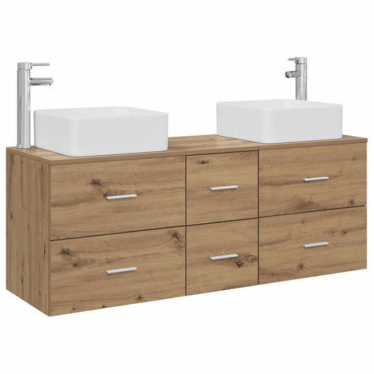 Bathroom Cabinet Set 3 pcs Artisan Oak 49.5 x 41 x 63 cm Bathroom Cabinet Set 3 pcs Artisan Oak 49.5 x 41 x 63 cm