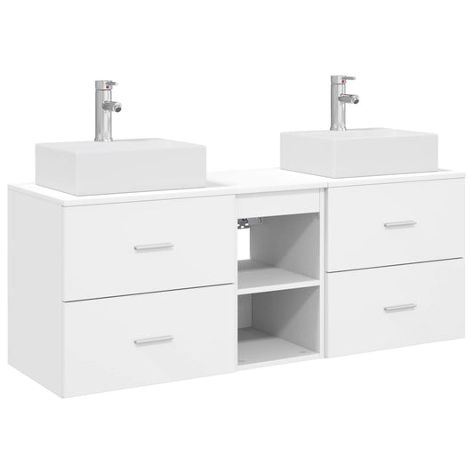 Bathroom Cabinet Set 3 pcs White 49.5 x 41 x 62.5 cm Bathroom Cabinet Set 3 pcs White 49.5 x 41 x 62.5 cm