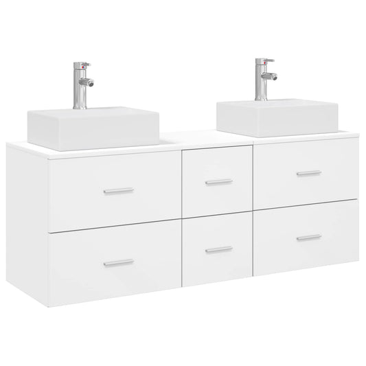 Bathroom Cabinet Set 3 pcs White 49.5 x 41 x 62.5 cm Bathroom Cabinet Set 3 pcs White 49.5 x 41 x 62.5 cm