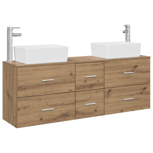 Bathroom Cabinet Set 3 pcs Artisan Oak 53 x 34.5 x 63 cm Bathroom Cabinet Set 3 pcs Artisan Oak 53 x 34.5 x 63 cm