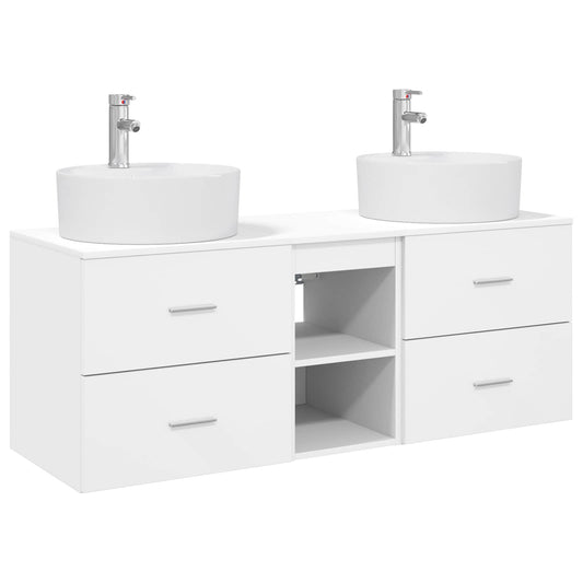 Bathroom Cabinet Set 3 pcs White 49.5 x 44.5 x 65 cm Bathroom Cabinet Set 3 pcs White 49.5 x 44.5 x 65 cm