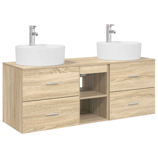 Bathroom Cabinet Set 3 pcs Sonoma Oak 49.5 x 44.5 x 65 cm Bathroom Cabinet Set 3 pcs Sonoma Oak 49.5 x 44.5 x 65 cm