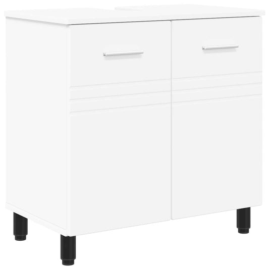 Bathroom Vanity Unit White 60 x 35 x 60 cm Engineered Wood Bathroom Vanity Unit White 60 x 35 x 60 cm Engineered Wood