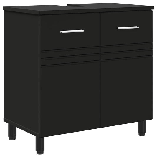 Bathroom Vanity Unit Black 60 x 35 x 60 cm Engineered Wood Bathroom Vanity Unit Black 60 x 35 x 60 cm Engineered Wood