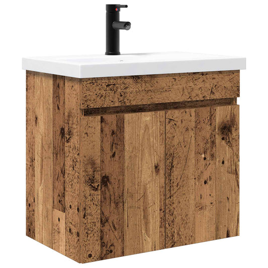 Bathroom Vanity Unit with Tap Old Wood 61 x 40 x 74.5 cm Bathroom Vanity Unit with Tap Old Wood 61 x 40 x 74.5 cm