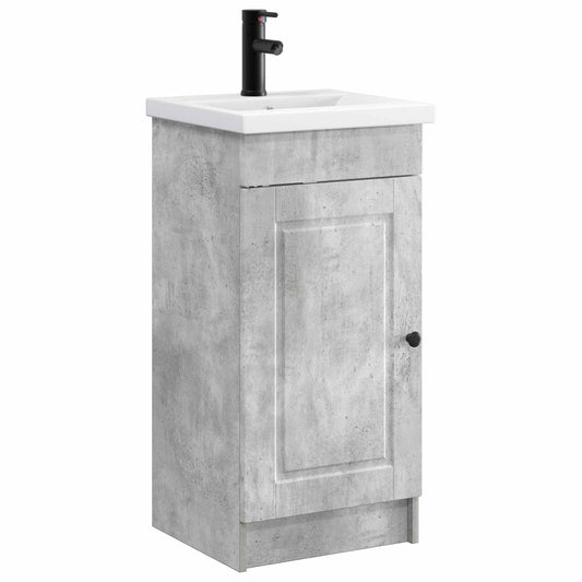 Bathroom Vanity with Sink Concrete Grey 42 x 40 x 84.5 cm Bathroom Vanity with Sink Concrete Grey 42 x 40 x 84.5 cm