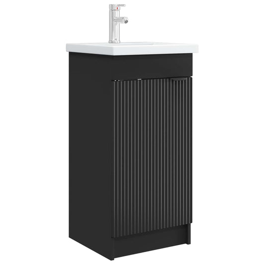 Bathroom Vanity with Sink Black 42 x 40 x 84.5 cm Bathroom Vanity with Sink Black 42 x 40 x 84.5 cm