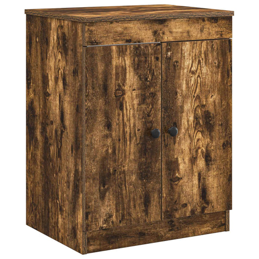 Bathroom Cabinet Smoked Oak 54 x 41 x 70 cm Engineered Wood Bathroom Cabinet Smoked Oak 54 x 41 x 70 cm Engineered Wood