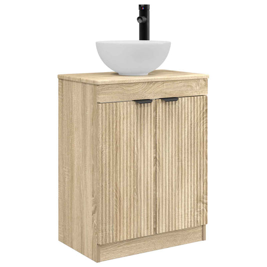 Bathroom Vanity with Sink Sonoma Oak 54 x 35 x 83 cm Bathroom Vanity with Sink Sonoma Oak 54 x 35 x 83 cm