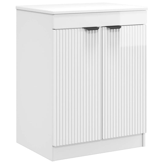 Bathroom Cabinet High Gloss White 54 x 41 x 70 cm Bathroom Cabinet High Gloss White 54 x 41 x 70 cm