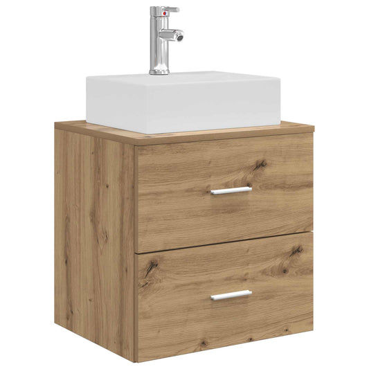 Wall-Mounted Sink Vanity Artisan Oak 49.5 x 41 x 62.5 cm Wall-Mounted Sink Vanity Artisan Oak 49.5 x 41 x 62.5 cm