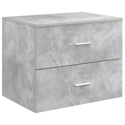 Wall-Mounted Bathroom Cabinet Concrete Grey 62.5 x 44.5 x 50 cm Wall-Mounted Bathroom Cabinet Concrete Grey 62.5 x 44.5 x 50 cm
