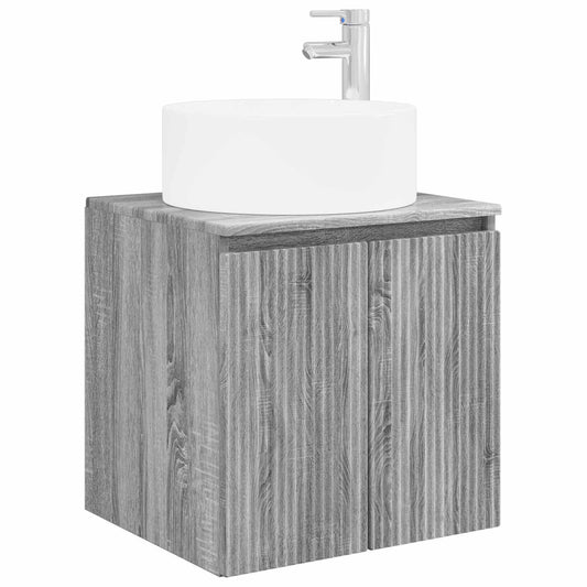 Wall-mounted Sink Vanity Grey Sonoma 49.5 x 44.5 x 65.5 cm Wall-mounted Sink Vanity Grey Sonoma 49.5 x 44.5 x 65.5 cm
