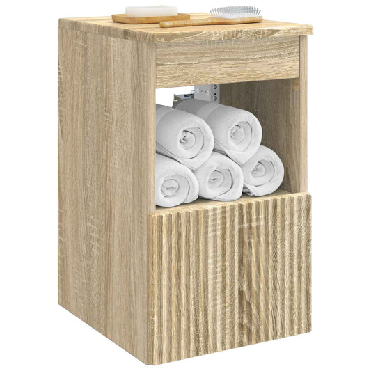 Bathroom Cabinet Sonoma Oak 30 x 35 x 50 cm Engineered Wood Bathroom Cabinet Sonoma Oak 30 x 35 x 50 cm Engineered Wood