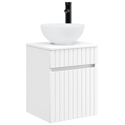 Wall-mounted Sink Vanity White 39 x 41 x 64.5 cm Wall-mounted Sink Vanity White 39 x 41 x 64.5 cm