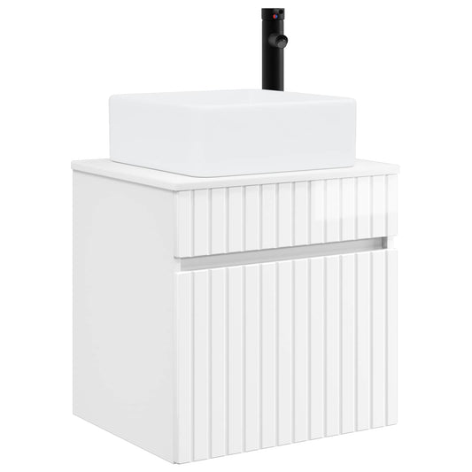 Wall-mounted Sink Vanity High Gloss White 49 x 41 x 63 cm Wall-mounted Sink Vanity High Gloss White 49 x 41 x 63 cm