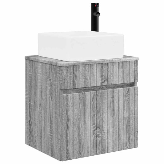 Wall-mounted Sink Vanity Grey Sonoma 49 x 41 x 63 cm Wall-mounted Sink Vanity Grey Sonoma 49 x 41 x 63 cm