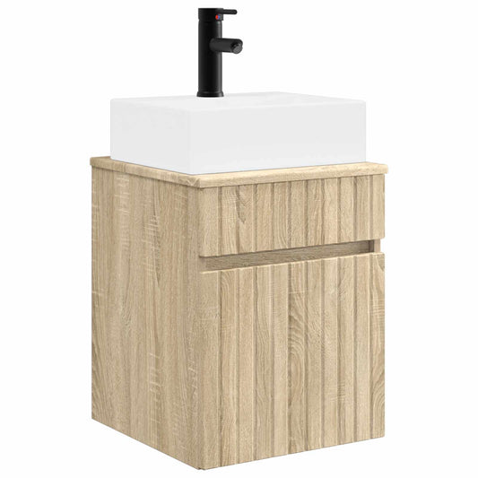 Wall-mounted Sink Vanity Sonoma Oak 39 x 41 x 62.5 cm Wall-mounted Sink Vanity Sonoma Oak 39 x 41 x 62.5 cm