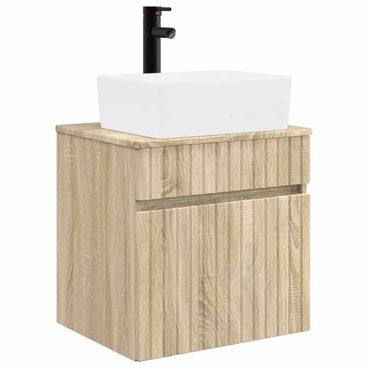 Wall-mounted Sink Vanity Sonoma Oak 49 x 41 x 63 cm Wall-mounted Sink Vanity Sonoma Oak 49 x 41 x 63 cm