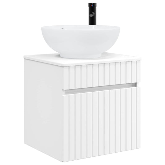 Wall-mounted Sink Vanity White 49 x 44.5 x 66.5 cm Wall-mounted Sink Vanity White 49 x 44.5 x 66.5 cm