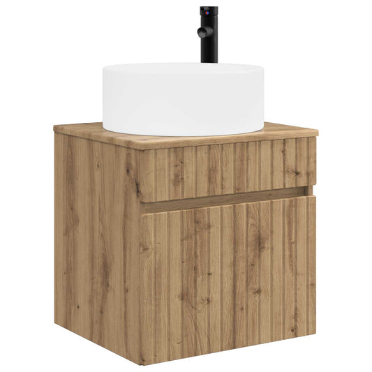Wall-mounted Sink Vanity Artisan Oak 49 x 44.5 x 65.5 cm Wall-mounted Sink Vanity Artisan Oak 49 x 44.5 x 65.5 cm