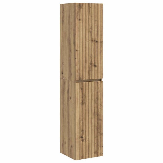 Wall-mounted Bathroom Cabinet Artisan Oak 33 x 34.5 x 160 cm Wall-mounted Bathroom Cabinet Artisan Oak 33 x 34.5 x 160 cm
