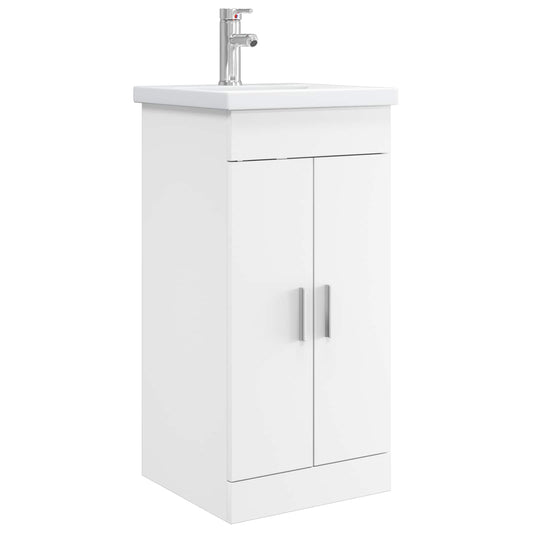 Bathroom Vanity with Sink White 42 x 40 x 84.5 cm Bathroom Vanity with Sink White 42 x 40 x 84.5 cm
