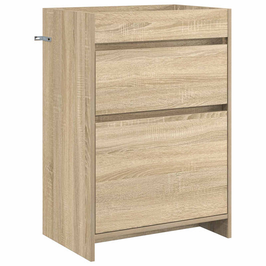 Bathroom Under Sink Cabinet Sonoma Oak 56 x 37.5 x 81 cm Bathroom Under Sink Cabinet Sonoma Oak 56 x 37.5 x 81 cm