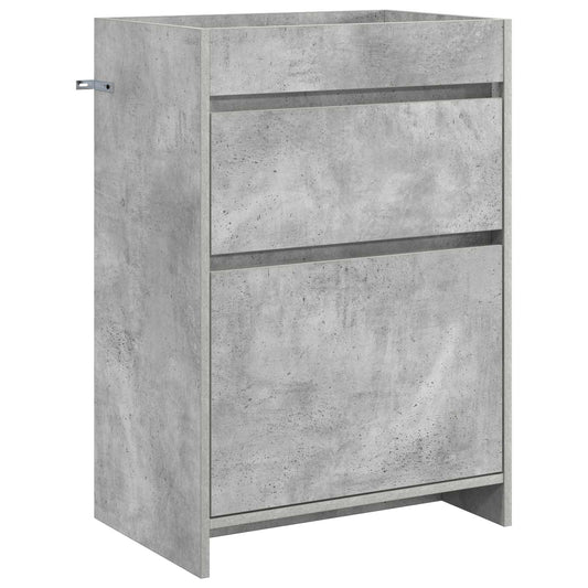 Bathroom Under Sink Cabinet Concrete Grey 56 x 37.5 x 81 cm Bathroom Under Sink Cabinet Concrete Grey 56 x 37.5 x 81 cm