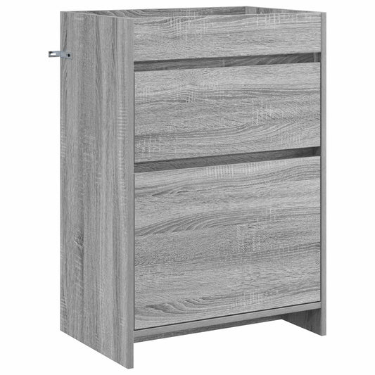 Bathroom Under Sink Cabinet Grey Sonoma 56 x 37.5 x 81 cm Bathroom Under Sink Cabinet Grey Sonoma 56 x 37.5 x 81 cm