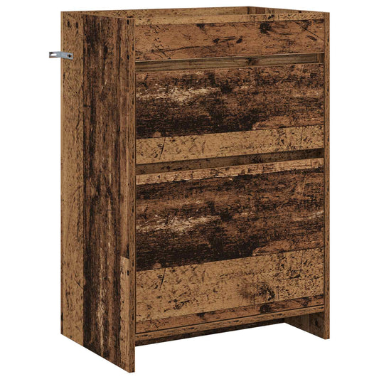 Bathroom Under Sink Cabinet Old Wood 56 x 37.5 x 81 cm Bathroom Under Sink Cabinet Old Wood 56 x 37.5 x 81 cm