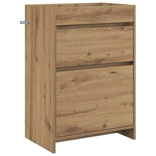 Bathroom Under Sink Cabinet Artisan Oak 56 x 37.5 x 81 cm Bathroom Under Sink Cabinet Artisan Oak 56 x 37.5 x 81 cm