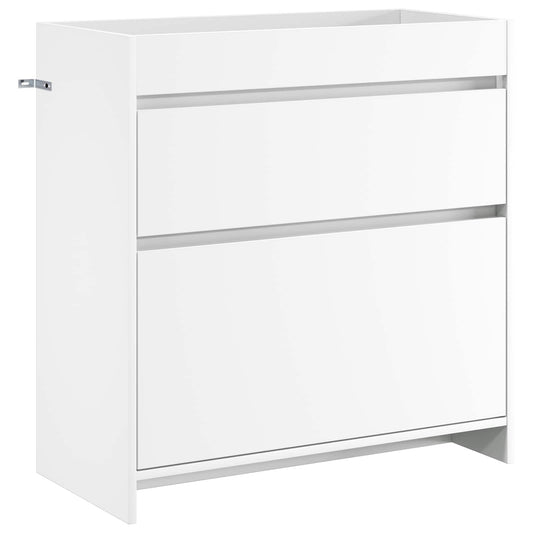 Bathroom Under Sink Cabinet White 78.5 x 37.5 x 81 cm Bathroom Under Sink Cabinet White 78.5 x 37.5 x 81 cm