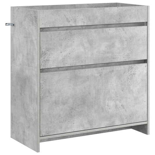 Bathroom Under Sink Cabinet Concrete Grey 78.5 x 37.5 x 81 cm Bathroom Under Sink Cabinet Concrete Grey 78.5 x 37.5 x 81 cm