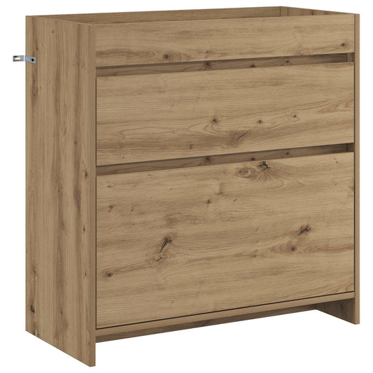 Bathroom Under Sink Cabinet Artisan Oak 78.5 x 37.5 x 81 cm Bathroom Under Sink Cabinet Artisan Oak 78.5 x 37.5 x 81 cm