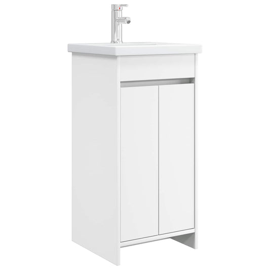 Bathroom Vanity with Sink White 42 x 40 x 84.5 cm Bathroom Vanity with Sink White 42 x 40 x 84.5 cm