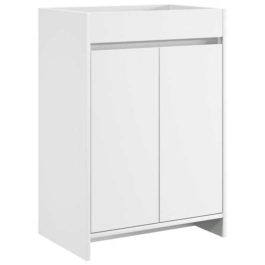 Bathroom Under Sink Cabinet White 56 x 37.5 x 81 cm Bathroom Under Sink Cabinet White 56 x 37.5 x 81 cm