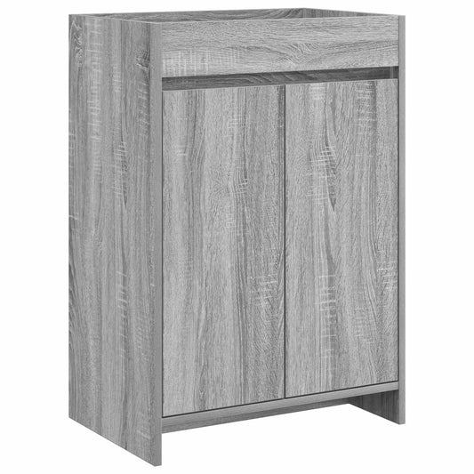 Bathroom Under Sink Cabinet Grey Sonoma 56 x 37.5 x 81 cm Bathroom Under Sink Cabinet Grey Sonoma 56 x 37.5 x 81 cm