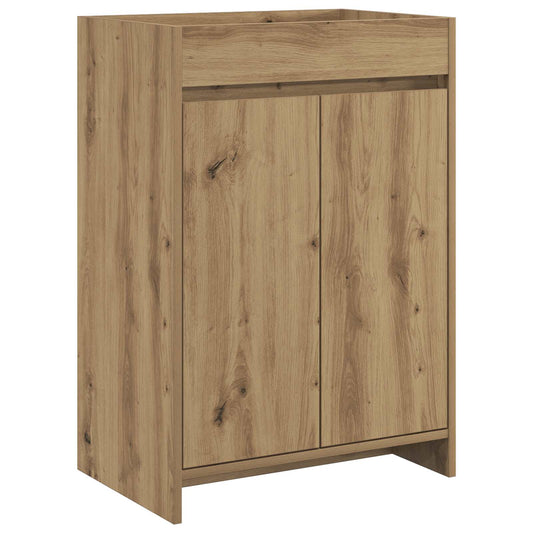 Bathroom Under Sink Cabinet Artisan Oak 56 x 37.5 x 81 cm Bathroom Under Sink Cabinet Artisan Oak 56 x 37.5 x 81 cm