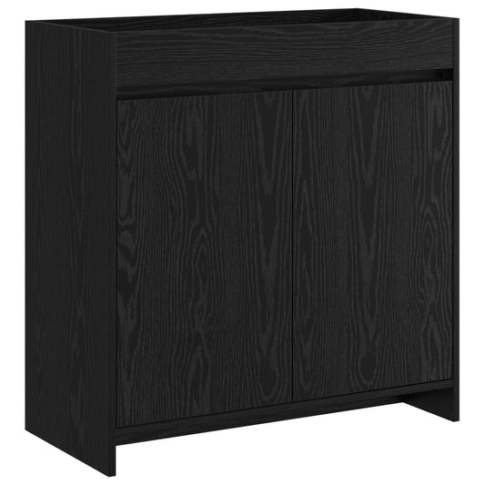 Bathroom Under Sink Cabinet Black Oak 78.5 x 37.5 x 81 cm Bathroom Under Sink Cabinet Black Oak 78.5 x 37.5 x 81 cm