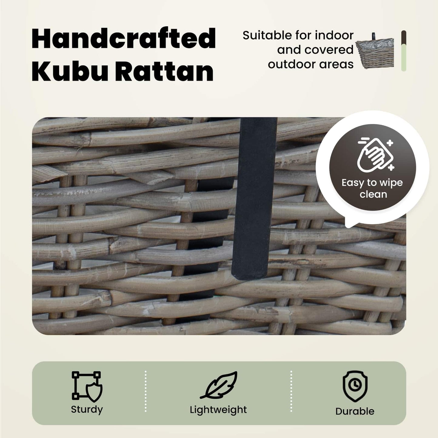 Hanging Planter Basket 2 pcs Natural Grey 48 x 22 x 15 cm