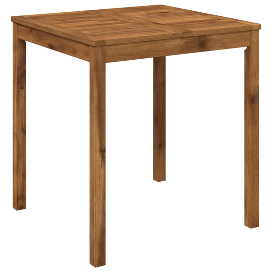Garden Dinner Table Natural 70 x 68.5 x 75 cm Solid Acacia Wood Garden Dinner Table Natural 70 x 68.5 x 75 cm Solid Acacia Wood
