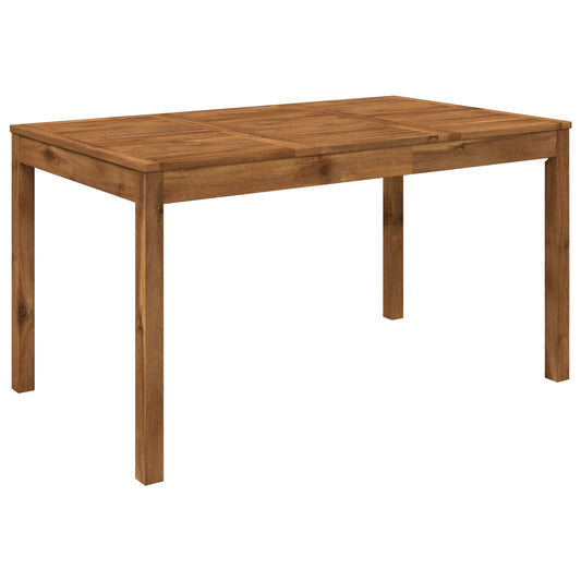 Garden Dinner Table Natural 141 x 80.5 x 75 cm Garden Dinner Table Natural 141 x 80.5 x 75 cm