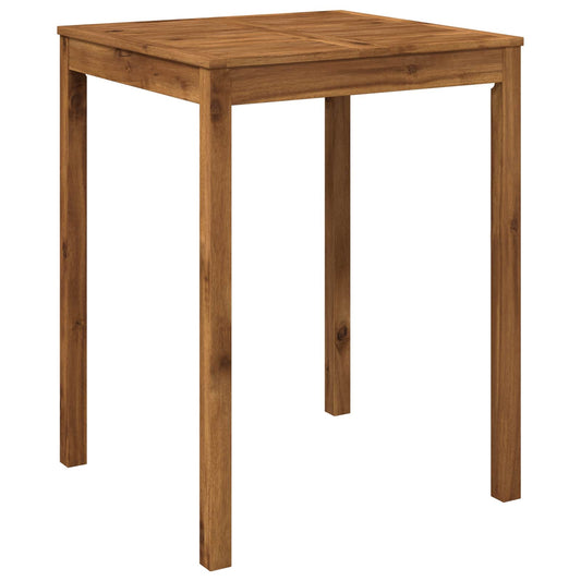 Garden Bar Table Natural 80 x 80.5 x 105 cm Solid Acacia Wood Garden Bar Table Natural 80 x 80.5 x 105 cm Solid Acacia Wood
