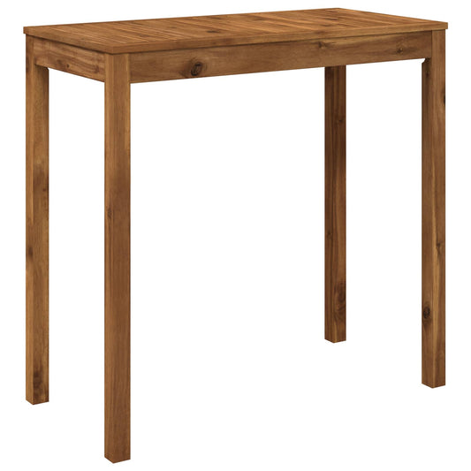 Garden Bar Table Natural 108.5 x 55 x 105 cm Solid Acacia Wood Garden Bar Table Natural 108.5 x 55 x 105 cm Solid Acacia Wood