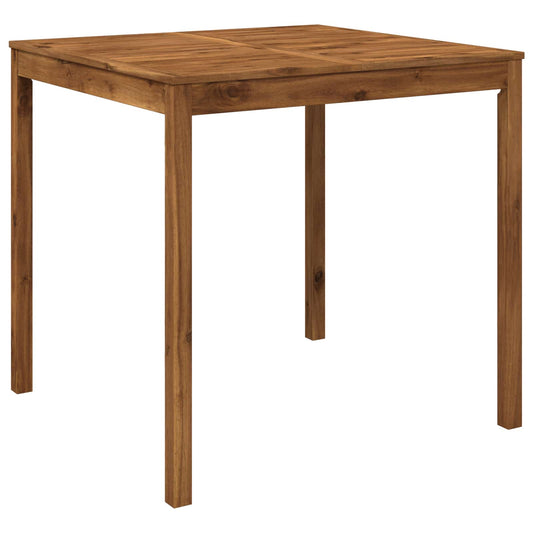 Garden Bar Table Natural 110 x 108.5 x 105 cm Solid Acacia Wood Garden Bar Table Natural 110 x 108.5 x 105 cm Solid Acacia Wood