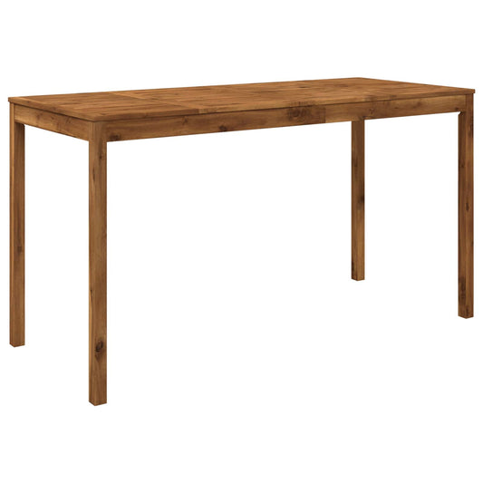 Garden Bar Table Natural 196 x 80.5 x 105 cm Solid Acacia Wood Garden Bar Table Natural 196 x 80.5 x 105 cm Solid Acacia Wood