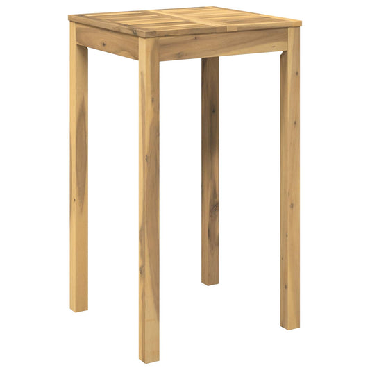 Garden Bar Table White 60 x 60.5 x 105 cm Solid Acacia Wood Garden Bar Table White 60 x 60.5 x 105 cm Solid Acacia Wood