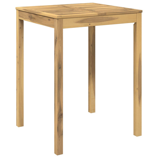 Garden Bar Table White 80 x 80.5 x 105 cm Solid Acacia Wood Garden Bar Table White 80 x 80.5 x 105 cm Solid Acacia Wood